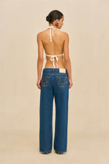 Madison | Beaded Halter Top