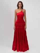Athena | Draped One Shoulder Dress