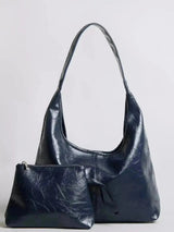 Margot | Distressed Leather Shoulder Bag