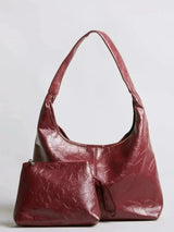 Margot | Distressed Leather Shoulder Bag