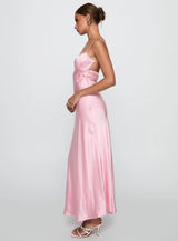 Delilah | Satin Maxi Dress