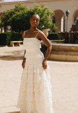 Seraphina | Lace Tiered Maxi Dress