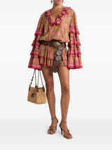 Lowri | Paisley Mini Dress