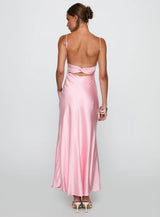 Delilah | Satin Maxi Dress