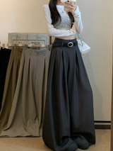 Emily | Wide Leg Pleated Trousers