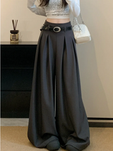 Emily | Wide Leg Pleated Trousers