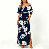 Virelle | Floral Off-Shoulder Maxi Dress