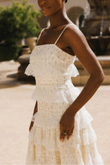 Seraphina | Lace Tiered Maxi Dress
