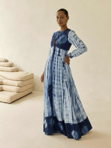 Elena | Tie Dye Button Maxi Dress