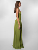 Gaia | Lace Corset Maxi Dress