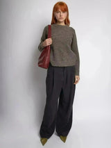 Margot | Distressed Leather Shoulder Bag