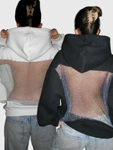 Maya | Mesh Back Oversized Hoodie
