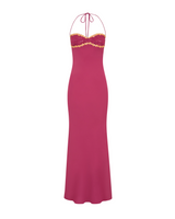 Liora | Wine Maxi Dress