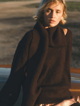 Lila | Ribbed Knit Turtleneck Sweater