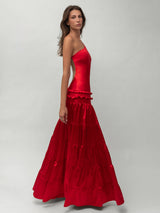 Athena | Draped One Shoulder Dress