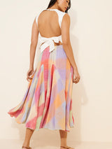 Aurielle | Patchwork Midi Skirt