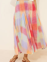 Aurielle | Patchwork Midi Skirt