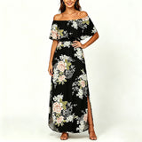 Virelle | Floral Off-Shoulder Maxi Dress