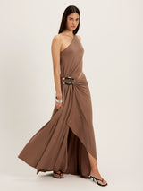 Serena | Ring Draped Gown