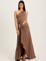 Serena | Ring Draped Gown