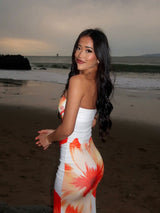 Kaliyah | Floral Print Maxi Dress