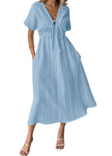Elspeth | Tie-Front Midi Dress