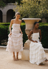 Seraphina | Lace Tiered Maxi Dress
