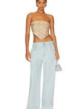 Mila | Sequin Bandeau Top