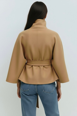 Amber | Belted Cape Jacket