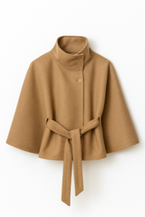 Amber | Belted Cape Jacket