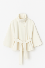 Amber | Belted Cape Jacket