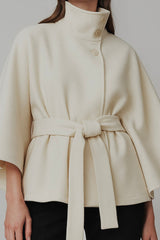Amber | Belted Cape Jacket