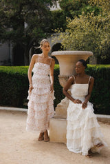 Seraphina | Lace Tiered Maxi Dress