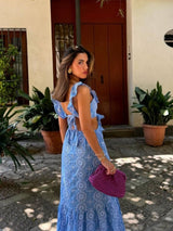 Camila | Ruffled Maxi Dress