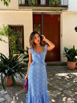 Camila | Ruffled Maxi Dress