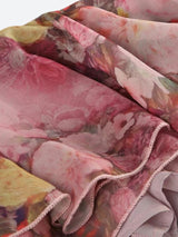 Blossom | Floral Ruffle Mullet Skirt