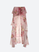 Blossom | Floral Ruffle Mullet Skirt