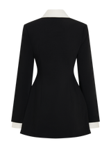 Audrey | Tailored Crepe Mini Dress