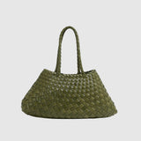 Sora | Woven Leather Shoulder Bag