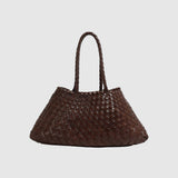 Sora | Woven Leather Shoulder Bag