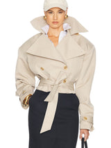 Tilly Oversized Cropped Trench