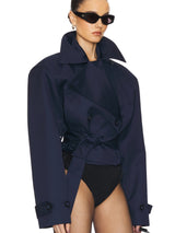 Tilly Oversized Cropped Trench