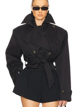 Tilly Oversized Cropped Trench