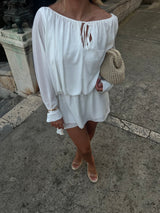 Evelisse | White Off Shoulder Dress