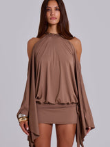 Serena | Embellished Backless Mini Dress