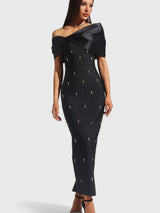 Amina | One Shoulder Maxi Dress