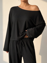 Vaelora | Off Shoulder Lounge Set