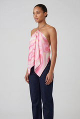 Tamsyn | Printed Halter Top