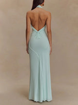 Lilliane Halter Maxi Dress