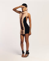Elowen | Fur Mini Dress